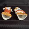 Image 2 : GERMAN PORCELAIN MINIATURES SET OF 2