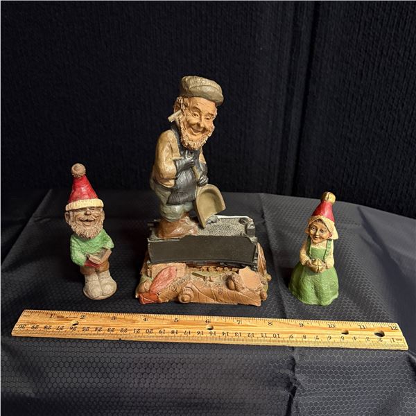 TOM CLARK STUDIOS - SET OF 3 SCULPTURES