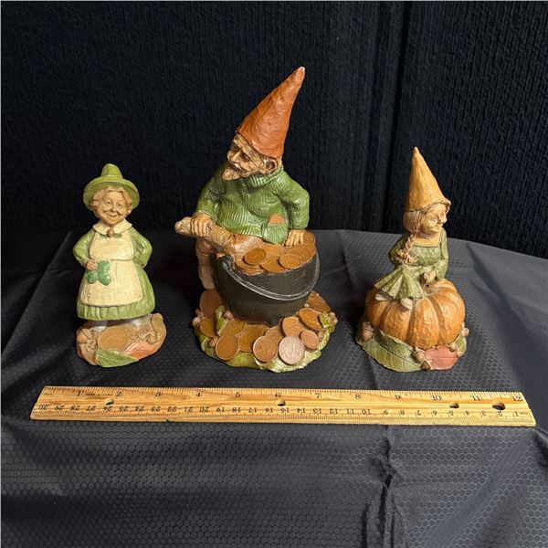 TOM CLARK STUDIOS - SET OF 3 SCULPTURES