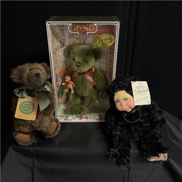 LOT OF 3 SMALL TEDDIES