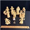 Image 1 : LOT OF 10 CORN HUSK DOLLS