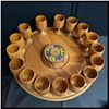 Image 3 : WOOD PUNCH BOWL SET