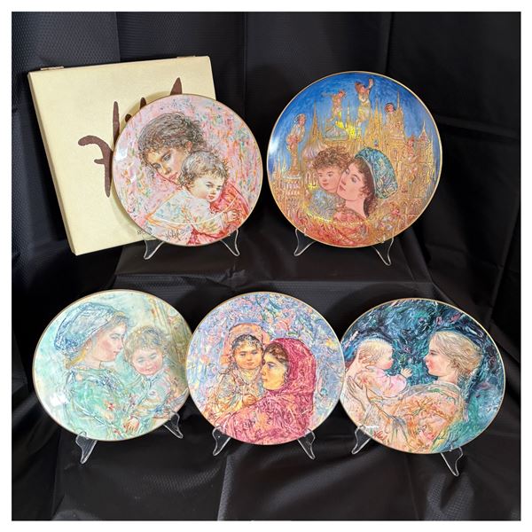 HIBEL COLLECTOR PLATES - LOT OF 5
