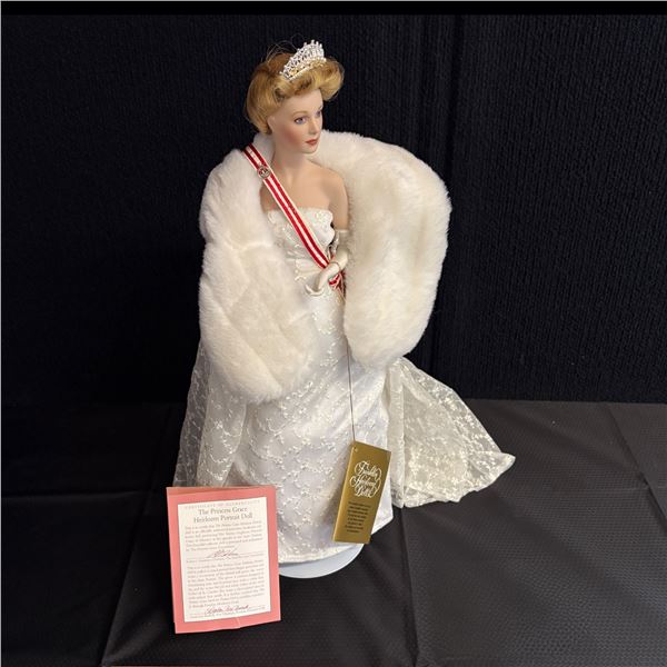 FRANKLIN MINT HEIRLOOM DOLL - PRINCESS GRACE