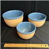 Image 1 : SET OF 3 CLAY NESTING BOWLS