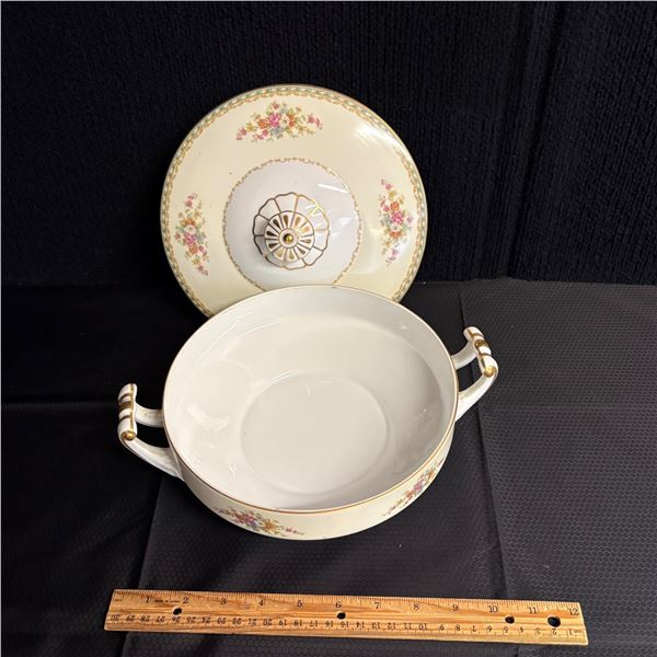 NORITAKE - SERVING BOWL WITH LID