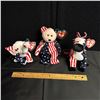 Image 1 : TY BEANIE  - LOT OF 3 US PATRIOTS