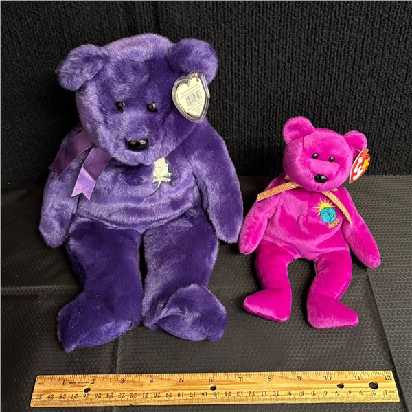 TY BEANIE - MILLENIUM AND PRINCESS