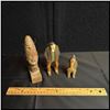Image 1 : LOT OF 3 WOOD CARVINGS