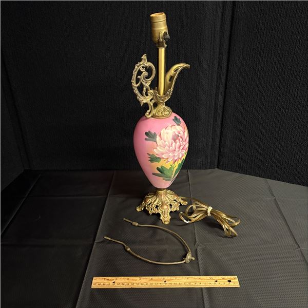 VICTORIAN ROUND URN LAMP BASE