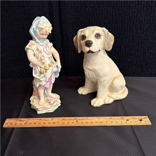 LOT OF 2 PORCELAIN FIGURINES