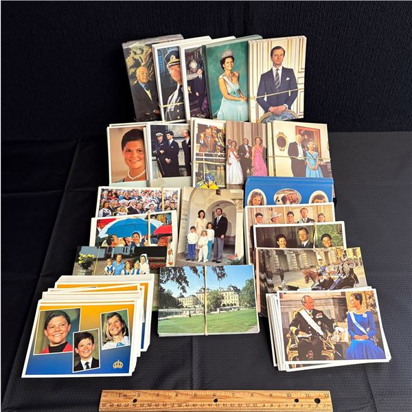 LOT OF SWEDISH ROYAL FAMILY POSTCARDS