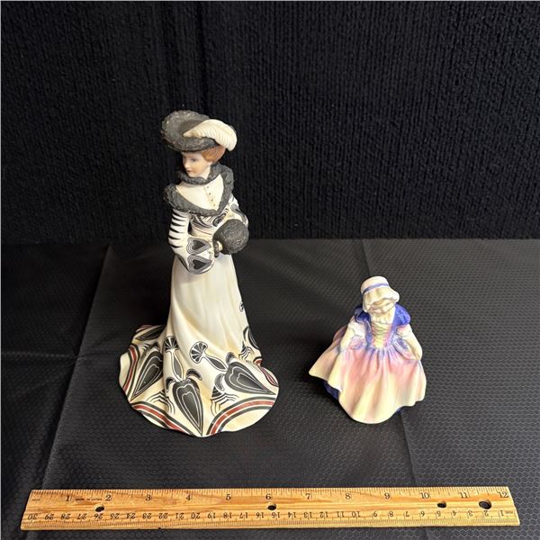 LOT OF 2 PORCELAIN LADIES