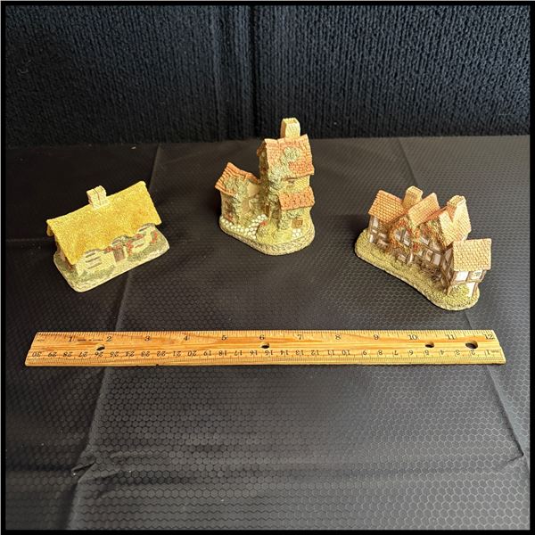 DAVID WINTER - LOT OF 3 COTTAGE SCULPTURES