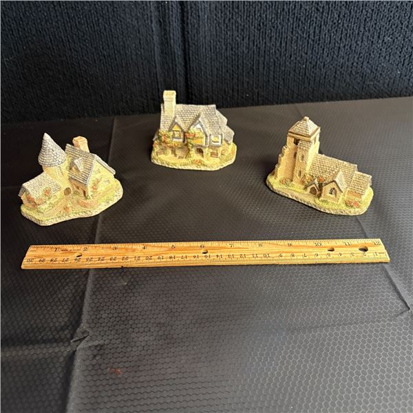 DAVID WINTER - LOT OF 3 BUILDING SCULPTURES