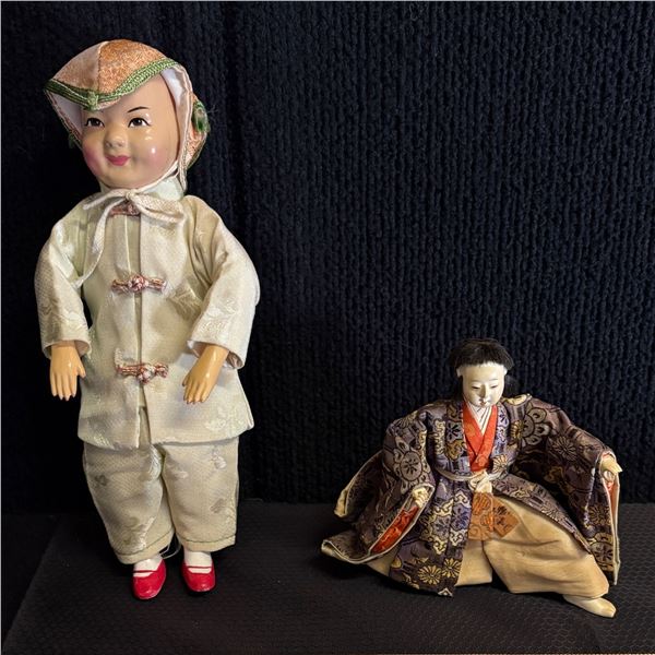 LOT OF 2 ASIAN DOLLS