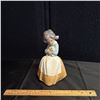 Image 1 : LLADRO - GIRL WITH BUNNY FIGURINE