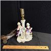 Image 1 : VICTORIAN PORCELAIN ELECTRIC LAMP