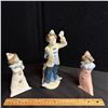 Image 1 : LOT OF 3 PORCELAIN CLOWNS