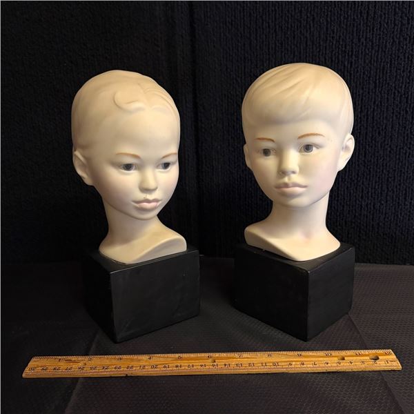 BOY AND GIRL BUST SET