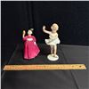 Image 1 : LOT OF 2 PORCELAIN GIRLS