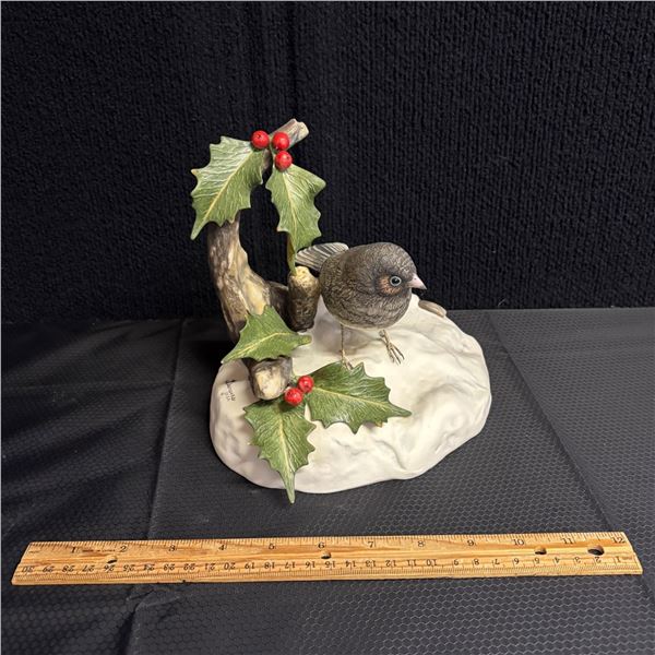 BURGUES - WHITE WINGED JUNCO ON SNOW LTD EDITION