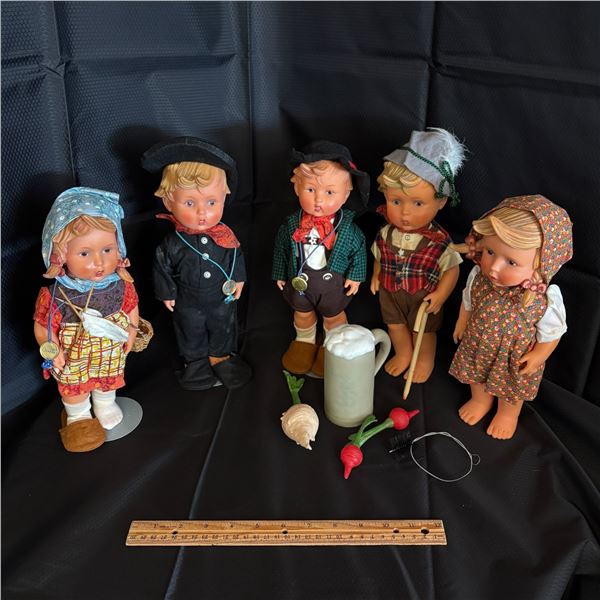 HUMMEL / GOEBEL DOLLS - LOT OF 5