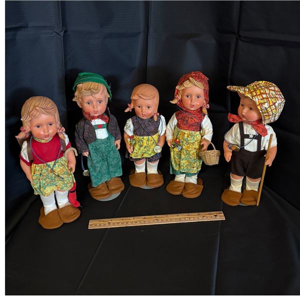 HUMMEL / GOEBEL - LOT OF 5 DOLLS