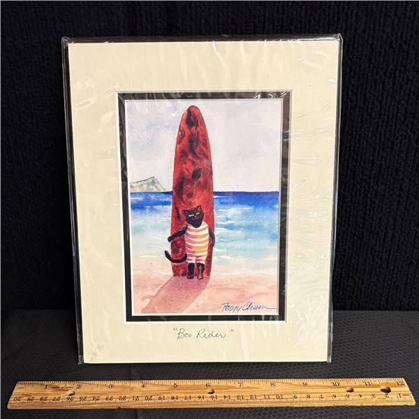 PEGGY CHUN - WATERCOLOR PRINT BOO RIDER