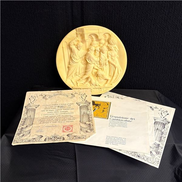 BRADFORD EXCHANGE - COLLECTOR PLATE CHRISTS ENTRY TO JERUSALEM