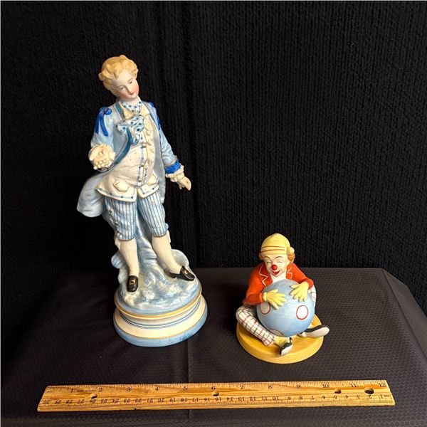 LOT OF 2 MATTE PORCELAIN