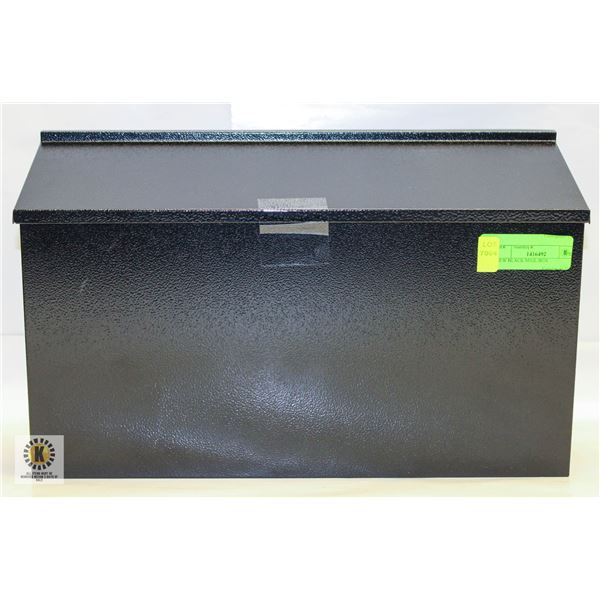 NEW BLACK MAIL BOX