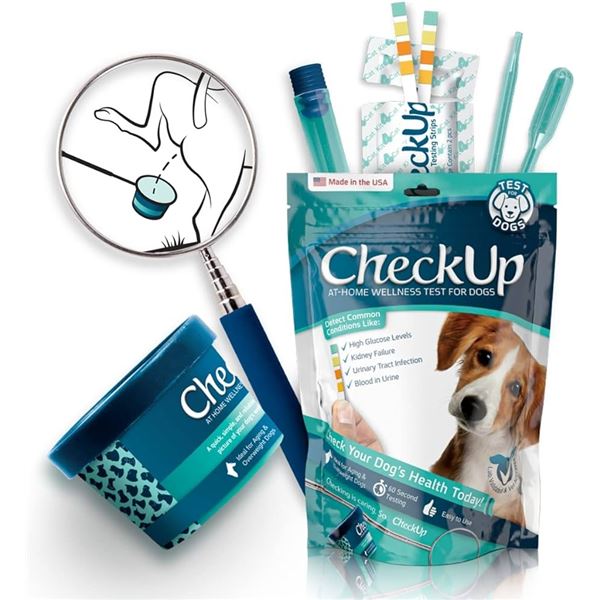 NEW CHECK UP AT-HOME WELLNESS TEST FOR DOGS