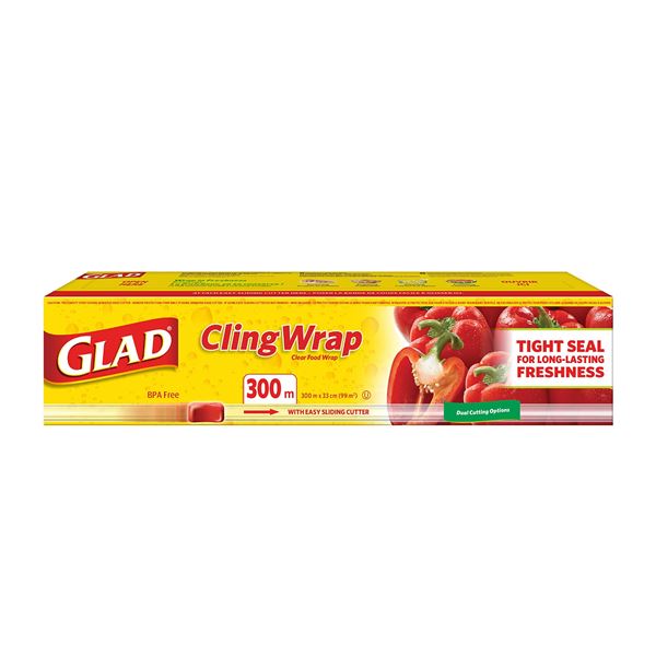 NEW 300M GLAD CLING WRAP FOOD WRAP