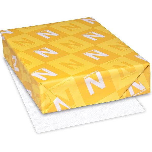 NEW 250 SHEETS NEENAH CLASSIC CREST WHITE PAPER