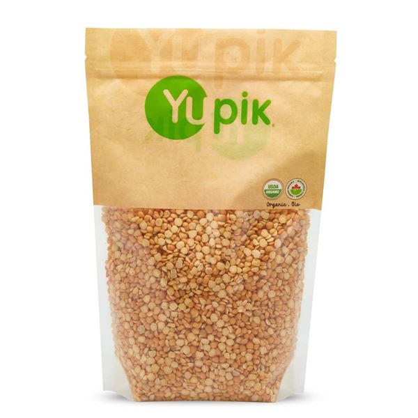 NEW 1KG YUPIK ORGANIC YELLOW SPLIT PEAS