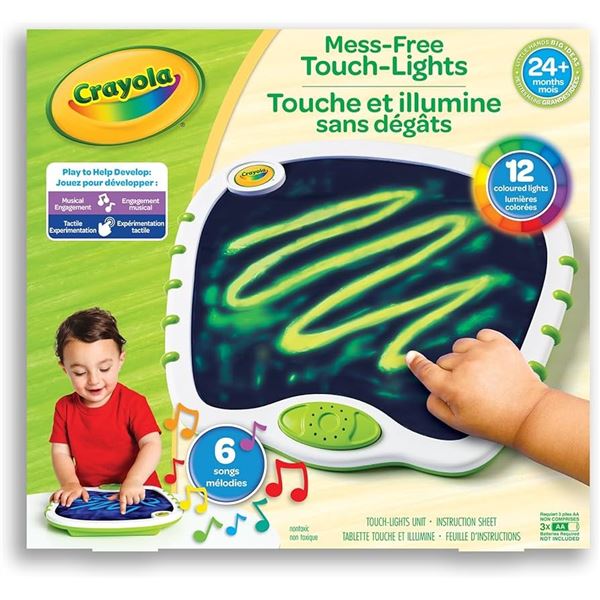 NEW 12 COLORED LIGHTS CRAYOLA TOUCH LIGHTS