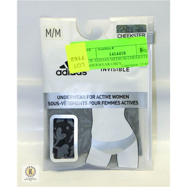 NEW ADIDAS MEDIUM CHEEKSTER UNDERWEAR GREY