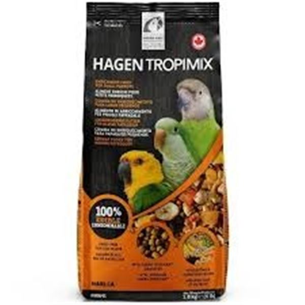 NEW 4LB HAGEN TROPIMIX PARROT FOOD