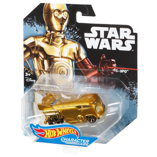 NEW HOT WHEELS STAR WARS C-3PO CHARACTER CAR