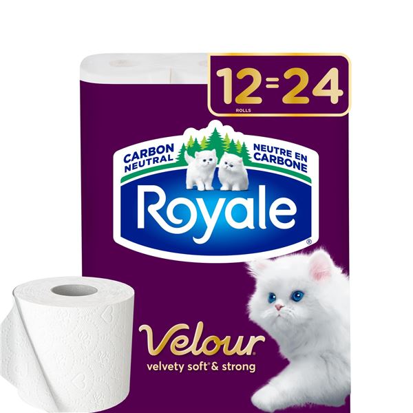 NEW 12 X 142 SHEETS ROYALE TOILET PAPER