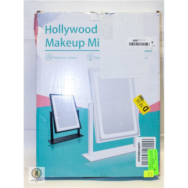 NEW HOLLYWOOD MAKEUP MIRROR 3 COLOR LIGHTNING
