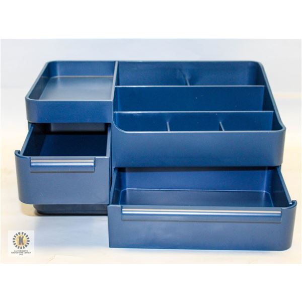 NEW CHANCETSO MAKEUP ORGANIZER BLUE