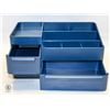 Image 1 : NEW CHANCETSO MAKEUP ORGANIZER BLUE