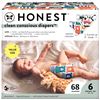 Image 1 : NEW 68 DIAPERS HONEST SIZE 6