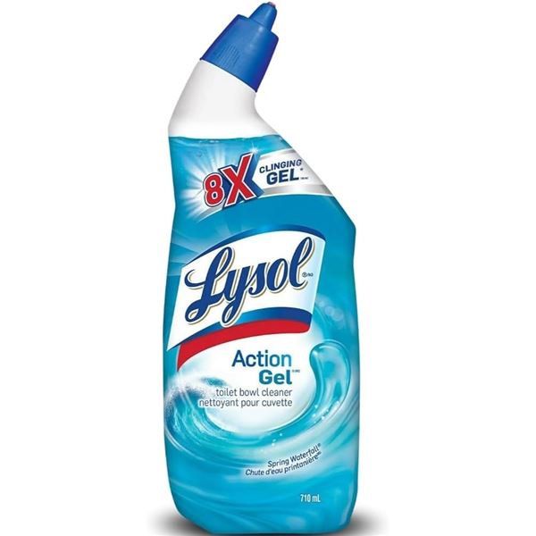 NEW 710ML LYSOL ACTION GEL TOILET BOWL CLEANER