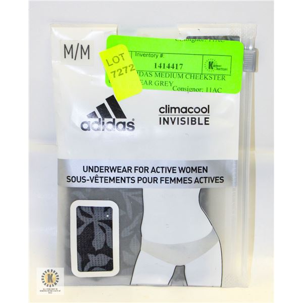 NEW ADIDAS MEDIUM CHEEKSTER UNDERWEAR GREY