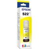 Image 1 : NEW 65ML EPSON INK BOTTLE 522 YELLOW