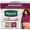 Image 1 : NEW 18 UNDERWEAR DEPEND SILHOUETTE XL
