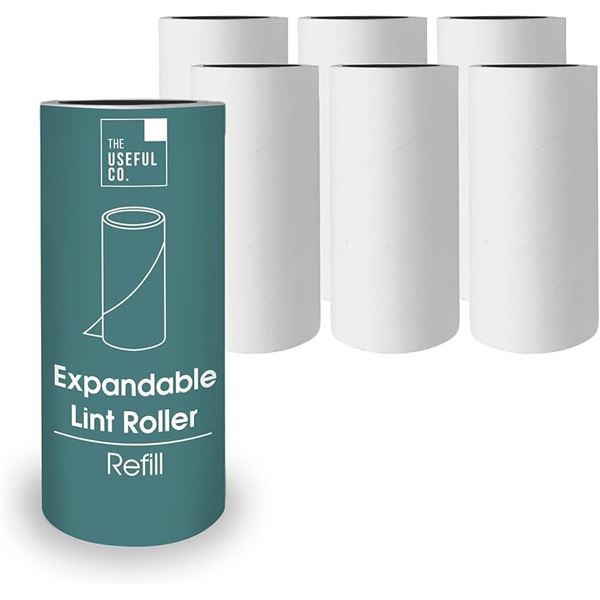 NEW 6 EXPANDABLE LINT ROLLER REFILL